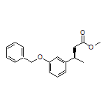 Methyl (R)-3-[3-(Benzyloxy)phenyl]butanoate