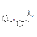 Methyl (S)-3-[3-(Benzyloxy)phenyl]butanoate