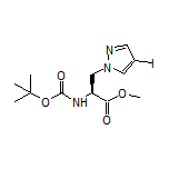 Methyl (S)-2-(Boc-amino)-3-(4-iodo-1-pyrazolyl)propanoate