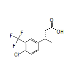 (S)-3-[4-Chloro-3-(trifluoromethyl)phenyl]butanoic Acid