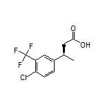 (R)-3-[4-Chloro-3-(trifluoromethyl)phenyl]butanoic Acid