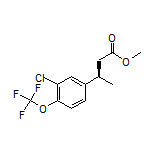 Methyl (R)-3-[3-Chloro-4-(trifluoromethoxy)phenyl]butanoate