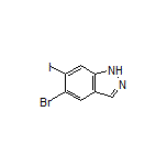 5-Bromo-6-iodoindazole