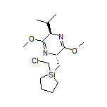 (2R,5R)-2-[[1-(Chloromethyl)silolan-1-yl]methyl]-5-isopropyl-3,6-dimethoxy-2,5-dihydropyrazine