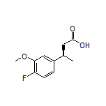 (R)-3-(4-Fluoro-3-methoxyphenyl)butanoic Acid