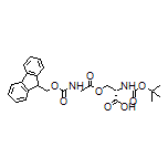 (S)-3-[2-(Fmoc-amino)acetoxy]-2-(Boc-amino)propanoic Acid