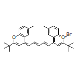 2-(tert-Butyl)-4-[(1E,3E,5Z)-5-[2-(tert-butyl)-6-methyl-4H-chromen-4-ylidene]penta-1,3-dien-1-yl]-6-methylchromenylium Bromide