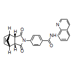 rel-4-[(3aR,4S,7R,7aS)-1,3-Dioxo-3a,4,7,7a-tetrahydro-1H-4,7-methanoisoindol-2(3H)-yl]-N-(8-quinolyl)benzamide