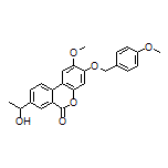 8-(1-Hydroxyethyl)-2-methoxy-3-[(4-methoxybenzyl)oxy]-6H-benzo[c]chromen-6-one