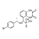 [[[(S)-1-(4-Bromophenyl)ethyl]amino](2,3-dioxo-1,2,3,4-tetrahydro-5-quinoxalinyl)methyl]phosphonic Acid