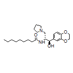 N-[(1R,2R)-1-(2,3-Dihydrobenzo[b][1,4]dioxin-6-yl)-1-hydroxy-3-(1-pyrrolidinyl)-2-propyl]nonanamide