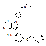 7-[cis-3-(Azetidin-1-ylmethyl)cyclobutyl]-5-[3-(benzyloxy)phenyl]-7H-pyrrolo[2,3-d]pyrimidin-4-amine