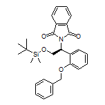 (S)-2-[1-[2-(Benzyloxy)phenyl]-2-[(tert-butyldimethylsilyl)oxy]ethyl]isoindoline-1,3-dione