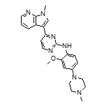 N-[2-Methoxy-4-(4-methyl-1-piperazinyl)phenyl]-4-(1-methyl-7-azaindol-3-yl)pyrimidin-2-amine