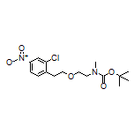 N-Boc-2-(2-chloro-4-nitrophenethoxy)-N-methylethanamine