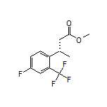 Methyl (S)-3-[4-Fluoro-2-(trifluoromethyl)phenyl]butanoate