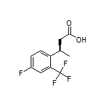 (R)-3-[4-Fluoro-2-(trifluoromethyl)phenyl]butanoic Acid