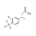 (S)-3-[3-Fluoro-4-(trifluoromethyl)phenyl]butanoic Acid