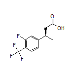 (R)-3-[3-Fluoro-4-(trifluoromethyl)phenyl]butanoic Acid