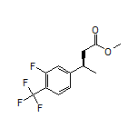 Methyl (R)-3-[3-Fluoro-4-(trifluoromethyl)phenyl]butanoate