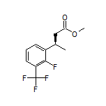 Methyl (R)-3-[2-Fluoro-3-(trifluoromethyl)phenyl]butanoate