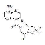 (S)-8-Amino-N-[2-(2-cyano-4,4-difluoropyrrolidin-1-yl)-2-oxoethyl]quinoline-4-carboxamide