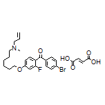 [4-[[6-[Allyl(methyl)amino]hexyl]oxy]-2-fluorophenyl](4-bromophenyl)methanone Fumarate
