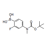 4-[Boc-(methyl)amino]-2-fluorophenylboronic Acid