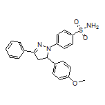 4-[5-(4-Methoxyphenyl)-3-phenyl-4,5-dihydro-1-pyrazolyl]benzenesulfonamide