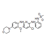 N-[2-[[5-Chloro-2-[(2-methoxy-4-morpholinophenyl)amino]-4-pyrimidinyl]amino]phenyl]methanesulfonamide