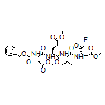 Methyl (S)-4-[(S)-2-(Cbz-amino)-4-methoxy-4-oxobutanamido]-5-[[(S)-1-[[(S)-5-fluoro-1-methoxy-1,4-dioxo-3-pentyl]amino]-3-methyl-1-oxo-2-butyl]amino]-5-oxopentanoate