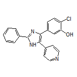 2-Chloro-5-[2-phenyl-5-(4-pyridyl)-4-imidazolyl]phenol