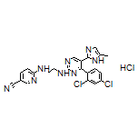 6-[[2-[[4-(2,4-Dichlorophenyl)-5-(5-methyl-2-imidazolyl)-2-pyrimidinyl]amino]ethyl]amino]nicotinonitrile Hydrochloride