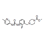 Methyl 4-[2-Fluoro-3-[3-(6-methyl-3-pyridyl)ureido]benzyl]piperazine-1-carboxylate