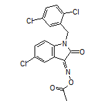3-(Acetoxyimino)-5-chloro-1-(2,5-dichlorobenzyl)indolin-2-one
