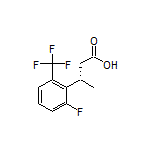 (S)-3-[2-Fluoro-6-(trifluoromethyl)phenyl]butanoic Acid