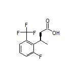 (R)-3-[2-Fluoro-6-(trifluoromethyl)phenyl]butanoic Acid