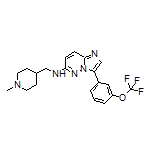 N-[(1-Methyl-4-piperidyl)methyl]-3-[3-(trifluoromethoxy)phenyl]imidazo[1,2-b]pyridazin-6-amine