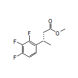 Methyl (S)-3-(2,3,4-Trifluorophenyl)butanoate