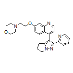 4-[2-[[4-[2-(2-Pyridyl)-5,6-dihydro-4H-pyrrolo[1,2-b]pyrazol-3-yl]-7-quinolyl]oxy]ethyl]morpholine