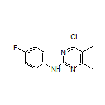 4-Chloro-N-(4-fluorophenyl)-5,6-dimethylpyrimidin-2-amine