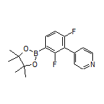 2,4-Difluoro-3-(4-pyridyl)phenylboronic Acid Pinacol Ester