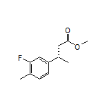 Methyl (S)-3-(3-Fluoro-4-methylphenyl)butanoate