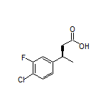 (R)-3-(4-Chloro-3-fluorophenyl)butanoic Acid