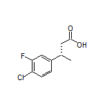 (S)-3-(4-Chloro-3-fluorophenyl)butanoic Acid