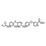 4-[4-[[4-[(3-Acrylamidophenyl)amino]-5-fluoro-2-pyrimidinyl]amino]phenoxy]-N-methylpyridine-2-carboxamide