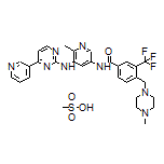 N-[6-Methyl-5-[[4-(3-pyridyl)-2-pyrimidinyl]amino]-3-pyridyl]-4-[(4-methyl-1-piperazinyl)methyl]-3-(trifluoromethyl)benzamide Methanesulfonate