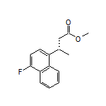 Methyl (S)-3-(4-Fluoro-1-naphthyl)butanoate