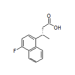 (S)-3-(4-Fluoro-1-naphthyl)butanoic Acid