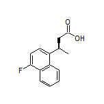 (R)-3-(4-Fluoro-1-naphthyl)butanoic Acid